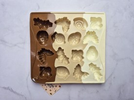 Molde silicona animalitos del jardin